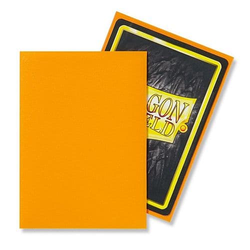 Dragon Shield Deck Protectors - Matte: Orange - 100 lommer - Dragonshield - Sleeves #AT-11013