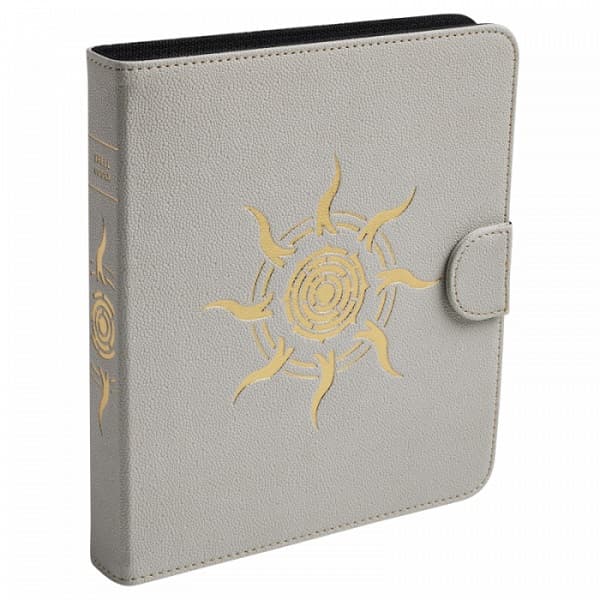 Mappe - Card Codex 160 Portfolio: Spell Codex - Ashen White (Plads til 160 kort) Dragon Shield (Dragonshield) #AT-50017