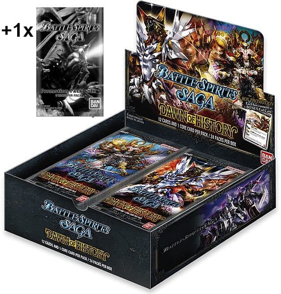 Battle Spirits Saga - B01: Dawn of History Booster Display
