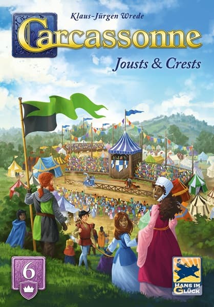 Carcassonne (Engelsk) - Udvidelse 6: Jousts and Crests (2025)