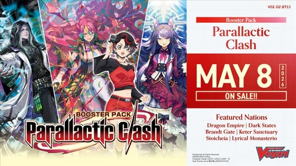 Cardfight!! Vanguard CCG DZ DivineZ Set 13: Parallactic Clash Booster Box (Display) 16 Pakker - Engelsk