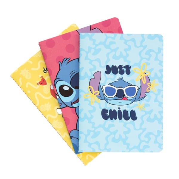 Disney: Stitch Tropical - A5 Notebook 3-Pack