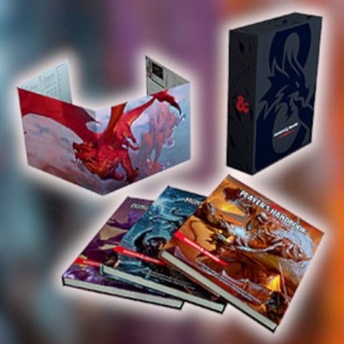 D&D 5.0/5e - Core Rules Gift Set: Player's Handbook, Dungeon Master's Guide, Monster Manual & DM Screen (Standard Edition)