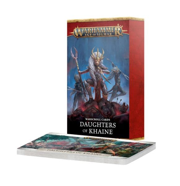Warhammer: Age of Sigmar (4th Edition) - Warscroll Cards: Daughters of Khaine (2026) - 60050212003