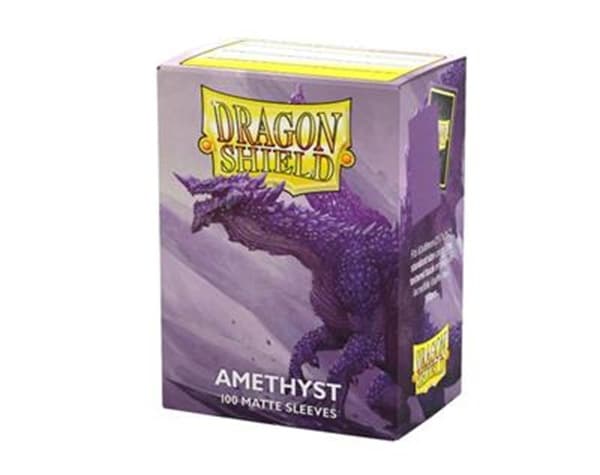 Dragon Shield Deck Protectors - Matte Sleeves: Amethyst - 100 lommer - Dragonshield - Sleeves #AT-11060