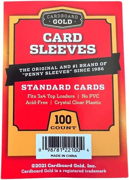 Cardboard Gold - Card Sleeves: Standard Card Soft Sleeves ("Penny" Sleeves) (100 Kortlommer)