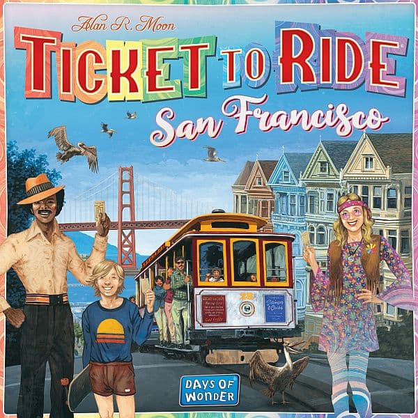Ticket to Ride - Engelsk Grundspil - San Francisco (English Edition)