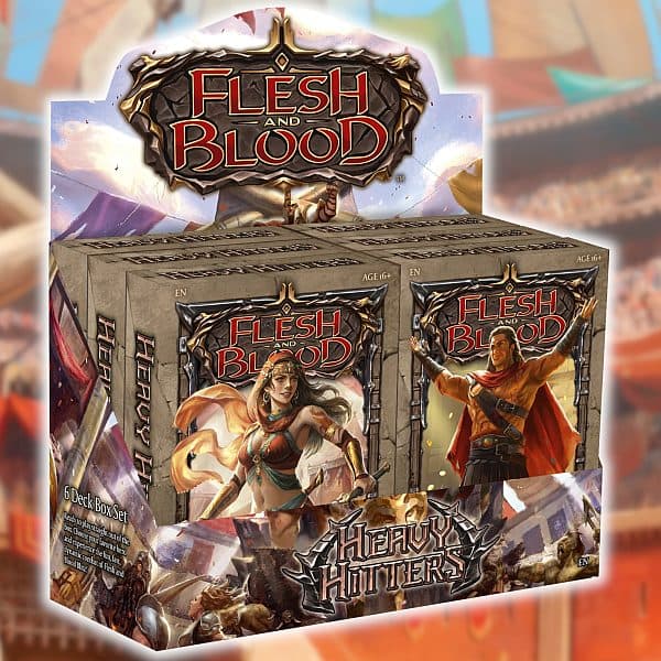 Flesh and Blood TCG: Heavy Hitters - Blitz Deck Display (6 Decks)