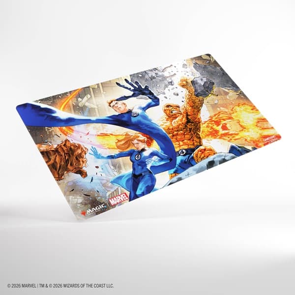 Gamegenic - Spillemåtte: Magic: The Gathering - Marvel Super Heroes Shiny Playmat - The Fantastic Four
