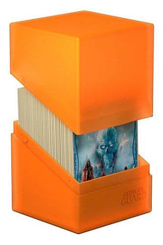 Ultimate Guard Boulder Deck Case (Deck Box) 100+ Standard Size Poppy Topaz
