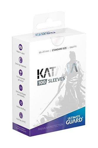 Ultimate Guard - Katana Sleeves (Kortlommer) - Standard Size Transparent (100 Sleeves)
