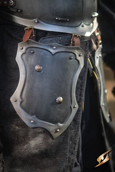 Marauder Belt Shields - Epic Armoury - Matte Polish/Epic Grey - One Size - Live Rollespil