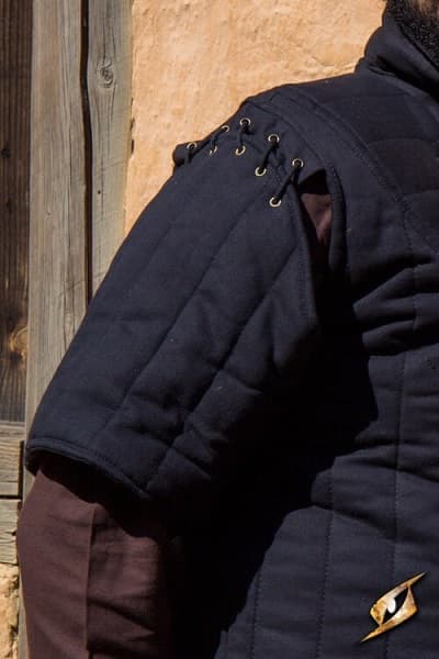 Short Sleeves For Gambeson Warrior - Epic Black - Epic Armoury - Large/X-Large - Live Rollespil