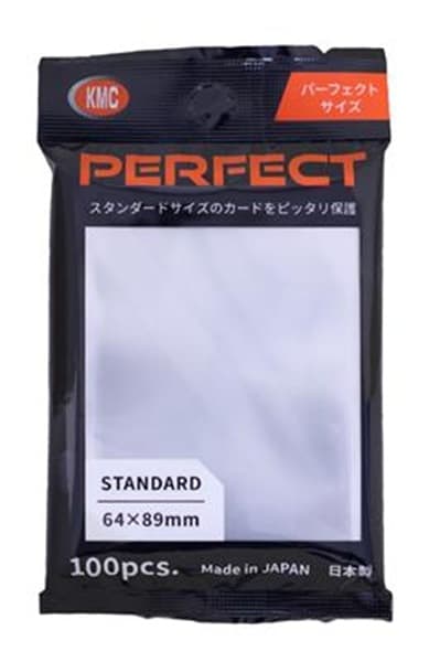 100 lommer! KMC - Perfect Size - Perfect Fit Standard Sized Inner Sleeves (64x89mm)