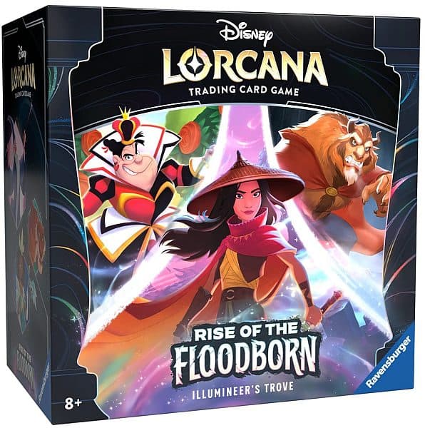 Disney Lorcana TCG: Set 02 - Rise of the Floodborn - Illumineer's Trove (8 Booster Packs)