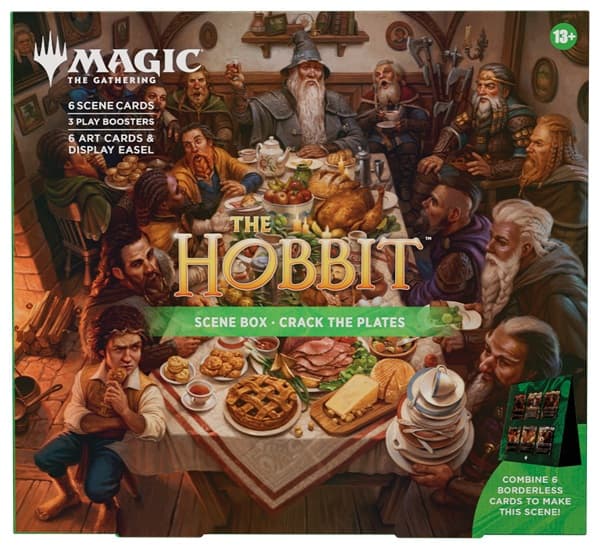 Magic: The Gathering - The Hobbit - Scene Box: Crack the Plates - 6 Promokort, 3 Play Boosters & 6 Art Cards