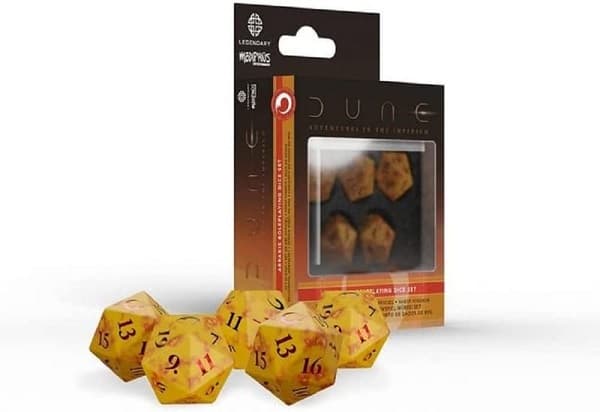 Dune - Adventures in the Imperium: Arrakis - Dice Set (5x D20)