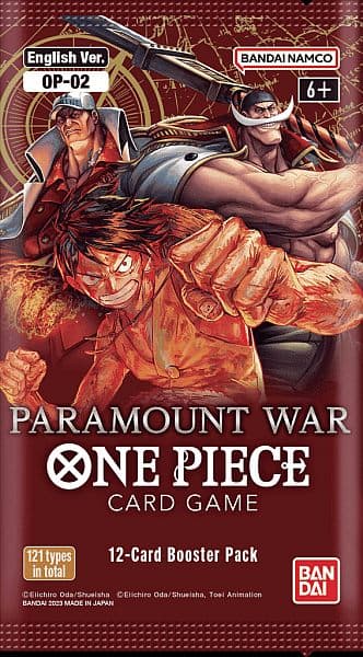 One Piece Card Game: OP02 Paramount War - Booster Pack