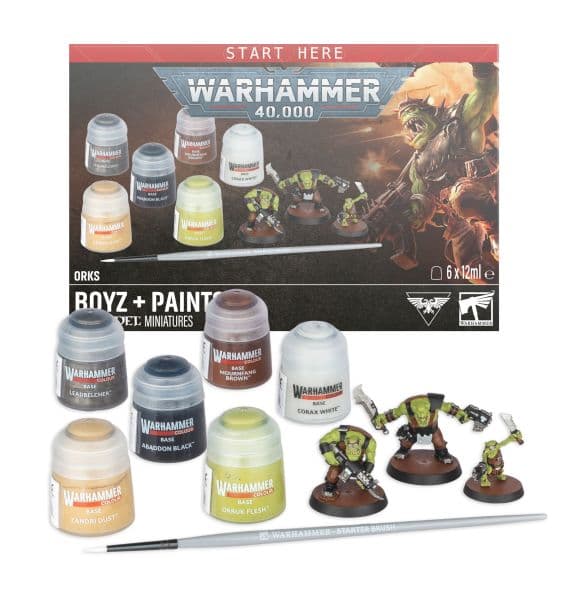 Warhammer Colour - Orks: Boyz + Paint Set - 57170103001