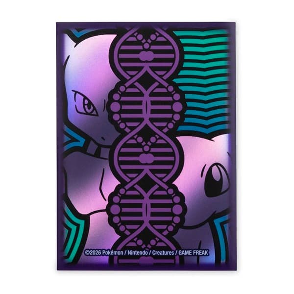 Pokémon TCG - Mewtwo & Mew DNA - 65 lommer - Pokémon Center Card Sleeves