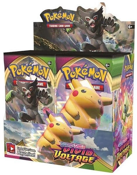 Pokemon Display (Booster Box) - SWSH04 - Sword & Shield: Vivid Voltage - 36 Boosters