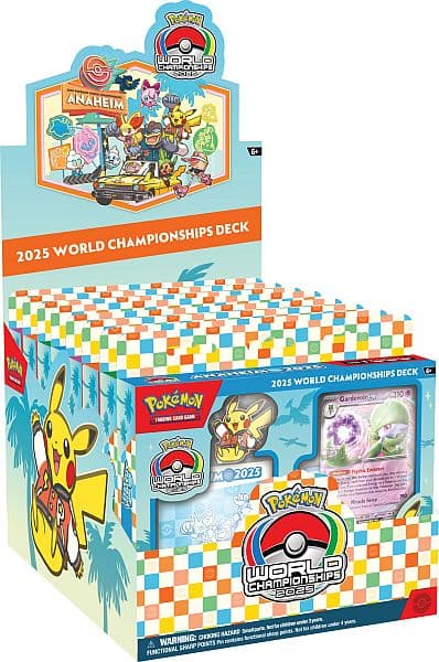 Pokemon Deck - 2025 World Championship (WCD) - Display Box