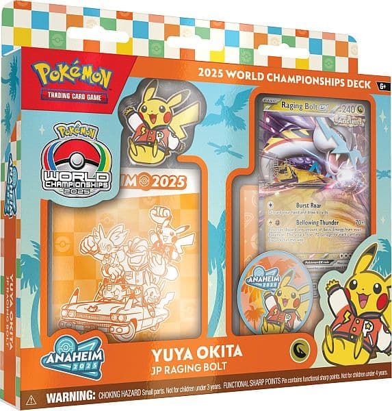 Pokemon Deck - 2025 World Championship (WCD) - Yuya Okita: JP Raging Bolt