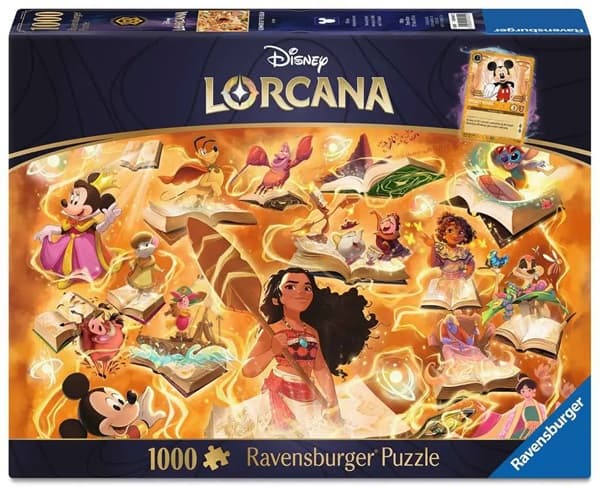 Disney Lorcana: Glimmers of the Realm: Amber - Jigsaw Puzzle (1000 Pieces)