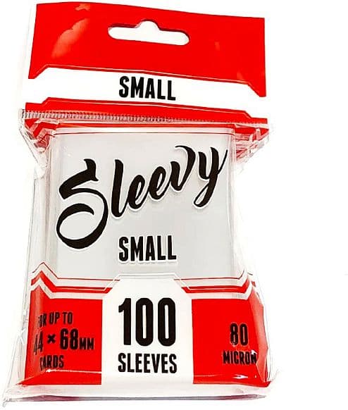 Sleevy - Small Sleeves - 44x68mm: Clear (Transparent) (100 Kortlommer)