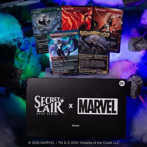 Secret Lair Drop Series (2024): Marvel Superdrop: Secret Lair x Marvel's Storm (Regular)