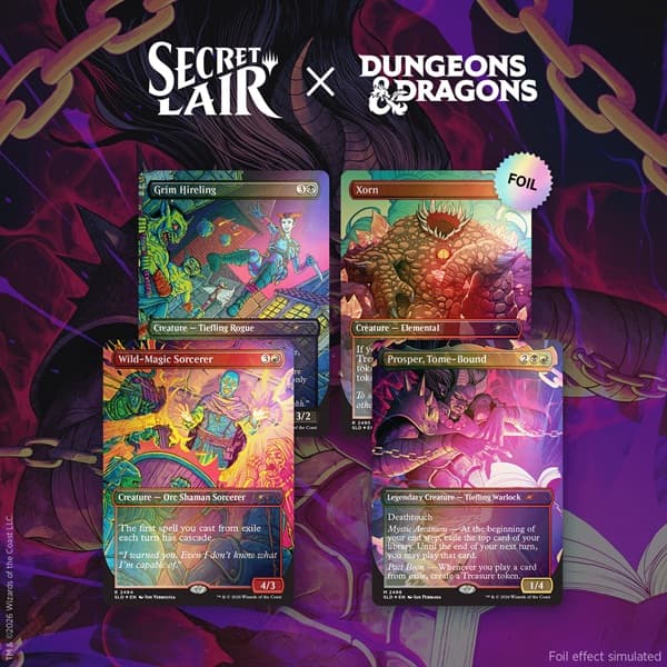 Secret Lair Drop Series (2026): Roll for Initiative Superdrop: Secret Lair x Dungeons & Dragons: Shadows Over Baldur's Gate (Foil)