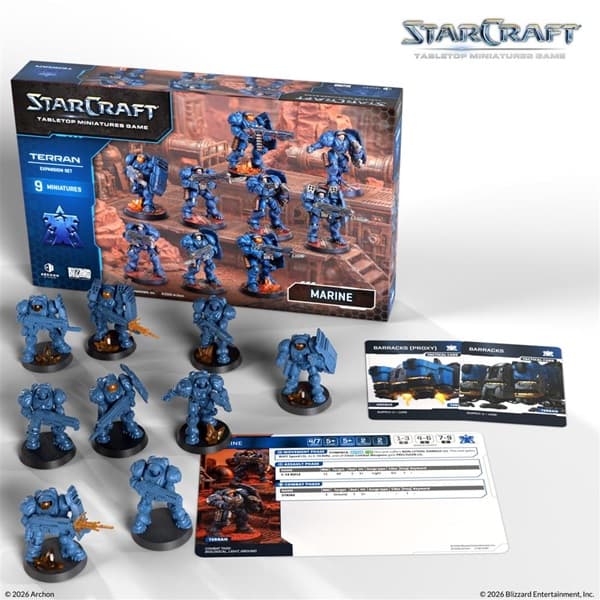 StarCraft: The Miniatures Game - Terran: Marine - Expansion Set