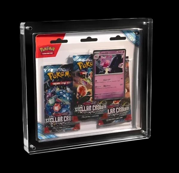 The Acrylic Box - Acrylic Display Case (Akrylkasse) - Pokemon - 3-Pack Blister