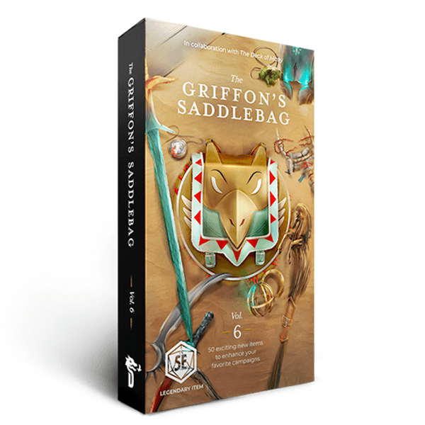 D&D 5.0/5e Tilbehør (3rd Party) - The Griffon's Saddlebag: Volume 6 (The Deck of Many)