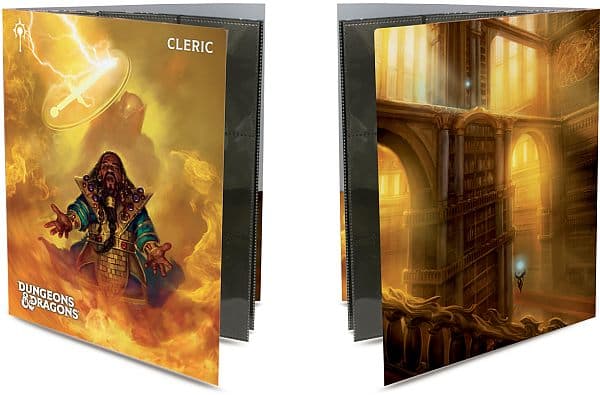 Character Sheet Mappe - Dungeons & Dragons - Class: Cleric Folio with Stickers - Ultra Pro #18594