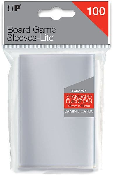 Ultra Pro - Lite European Standard Card Sleeves - 59x92mm - 100 Lommer - #85944