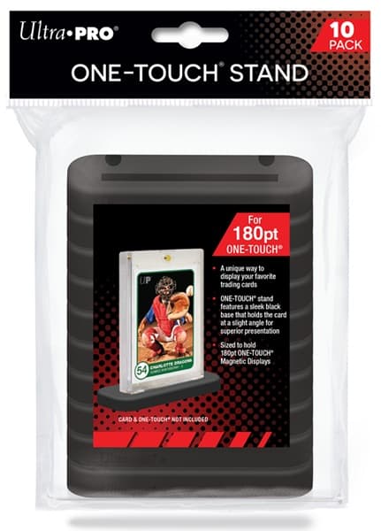 Ultra Pro ONE-TOUCH Magnetic Stand - Standard Size (2,5" x 3,5") 180PT UV - 10-Pack - Sleeves #15738