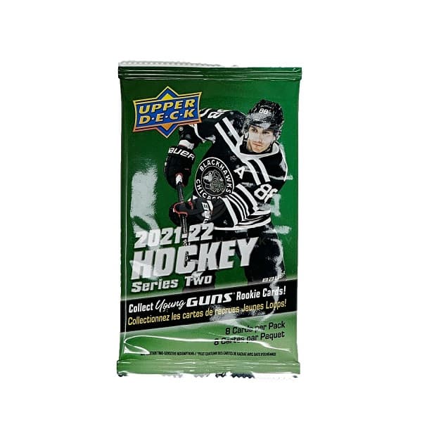 Upper Deck 2021-22: Series 2 Hockey Cards - Gravity Feed Booster Pack