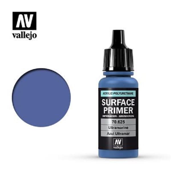 Vallejo - Primer (Acrylic-Polyurethane): Ultramarine Blue (18 ml)