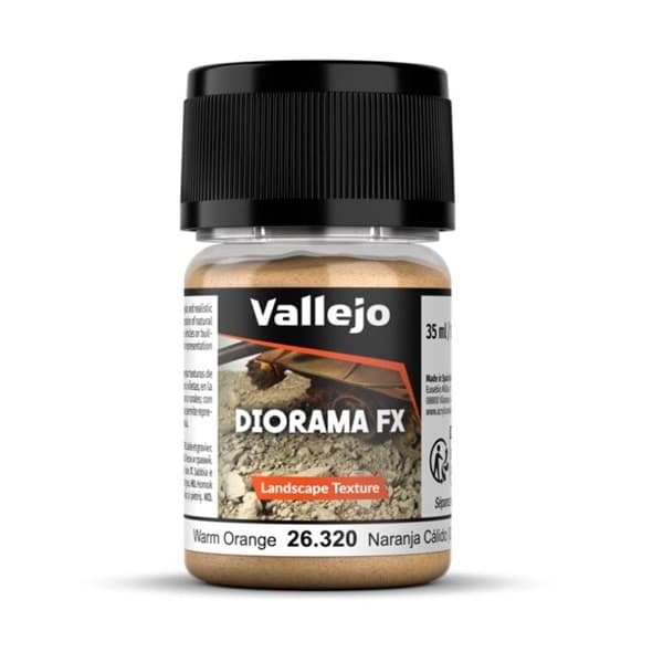 Vallejo - Diorama Effects: Landscape Textures - Warm Orange (35 ml.)
