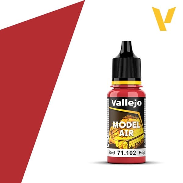 Vallejo Maling - Model Air: Red - 17ml