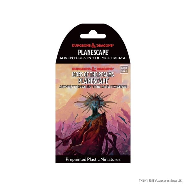 D&D - Fantasy Miniatures Set 30 - Icons of the Realms: Planescape Adventures in the Multiverse - Booster Pack (4 Figurer)
