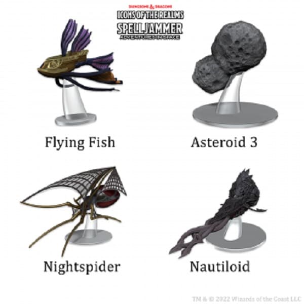 D&D - Fantasy Miniatures - Icons of the Realms: Ship Scale - Wildspace Ambush #WZK96177