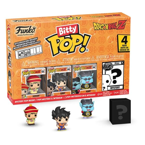 Funko Pocket Pop: Dragon Ball Bitty - Series 1 - Vinyl Figure 4-Pack 2,5cm