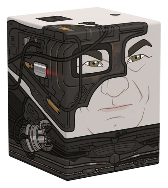 Ultimate Guard Squaroes Boulder Deck Case (Deck Box) 100+ Standard Size: Star Trek: The Next Generation - Locutus