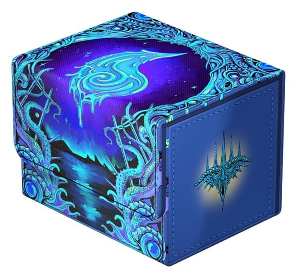 Ultimate Guard Sidewinder Deck Case (Deck Box) 100+ Standard Size XenoSkin: Magic: The Gathering - Mana Token - Island