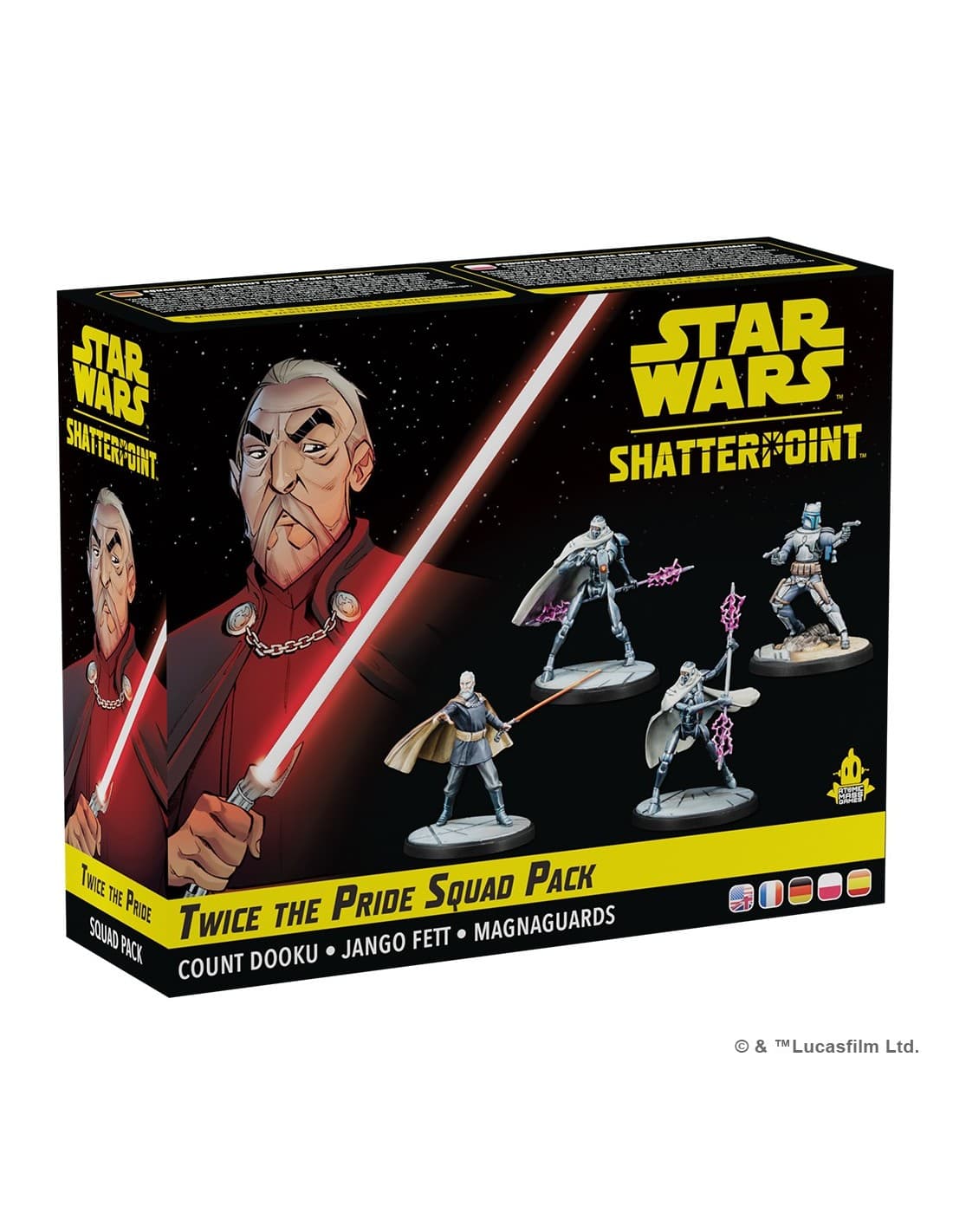 Twice The pride - Count Dooku Squad pack - Star Wars Shatterpoint - Atomic Mass Games