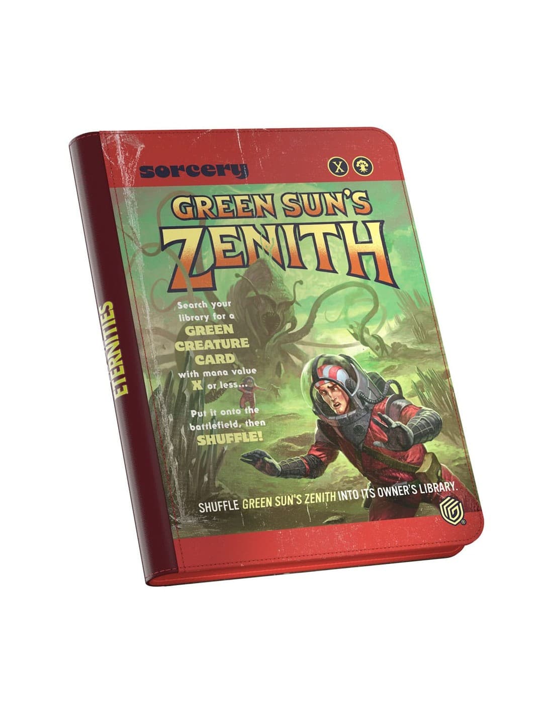 18-pocket ZipFolio 360 Xenoskin - Green Suns Zenith - Edge of Eternities - Ultimate Guard