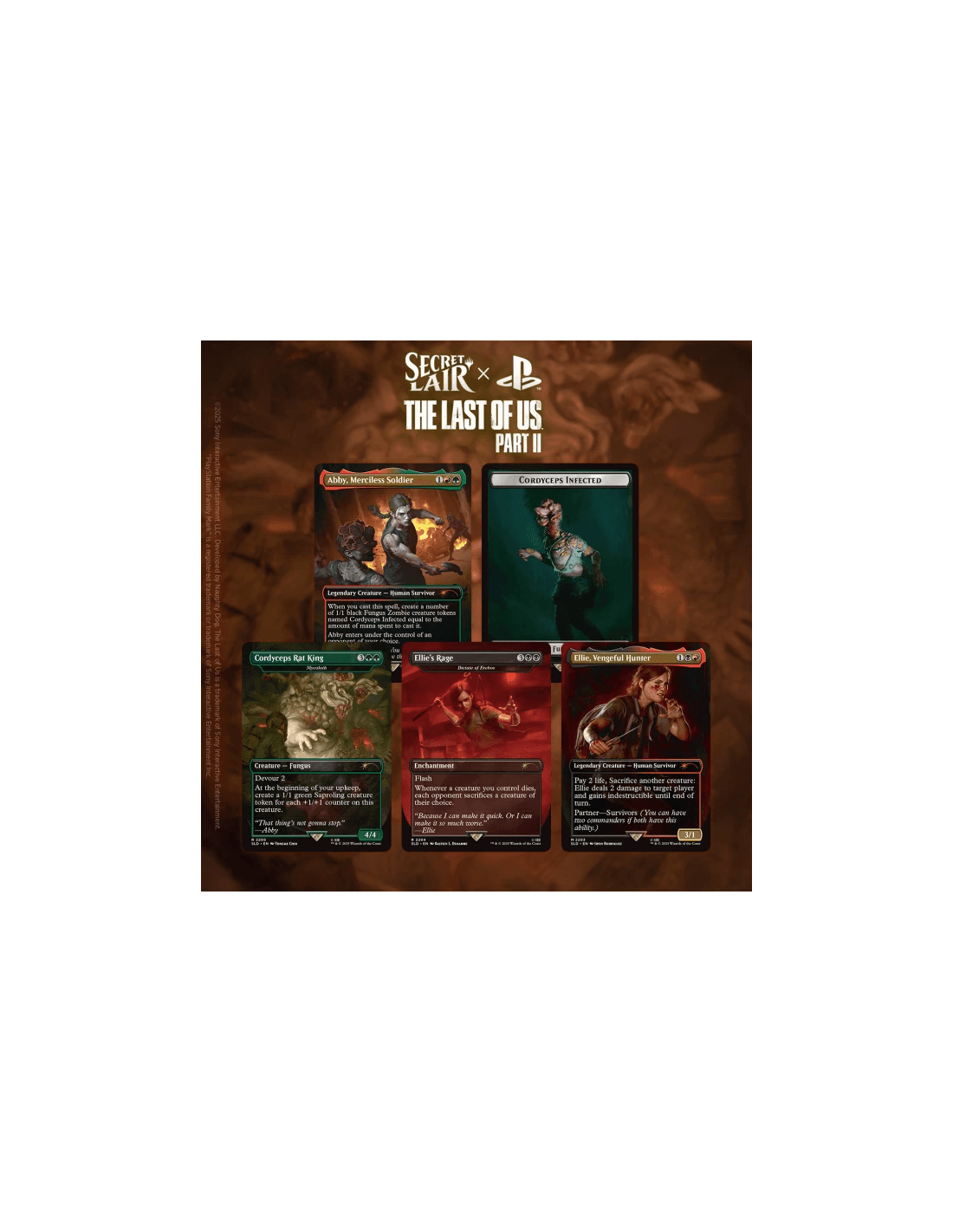 Secret Lair x Playstation The Last of Us Part 2 - Magic the Gathering
