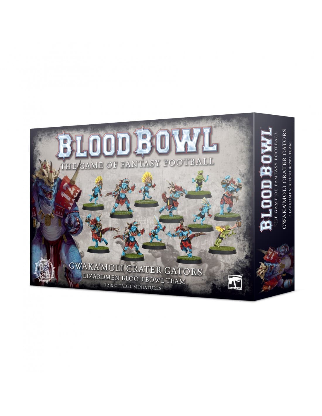 Lizardmen Blood Bowl Team - Gwaka'Moli Crator Gators - Games Workshop